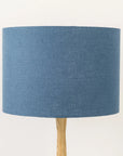 Dusty Blue Linen Lampshade