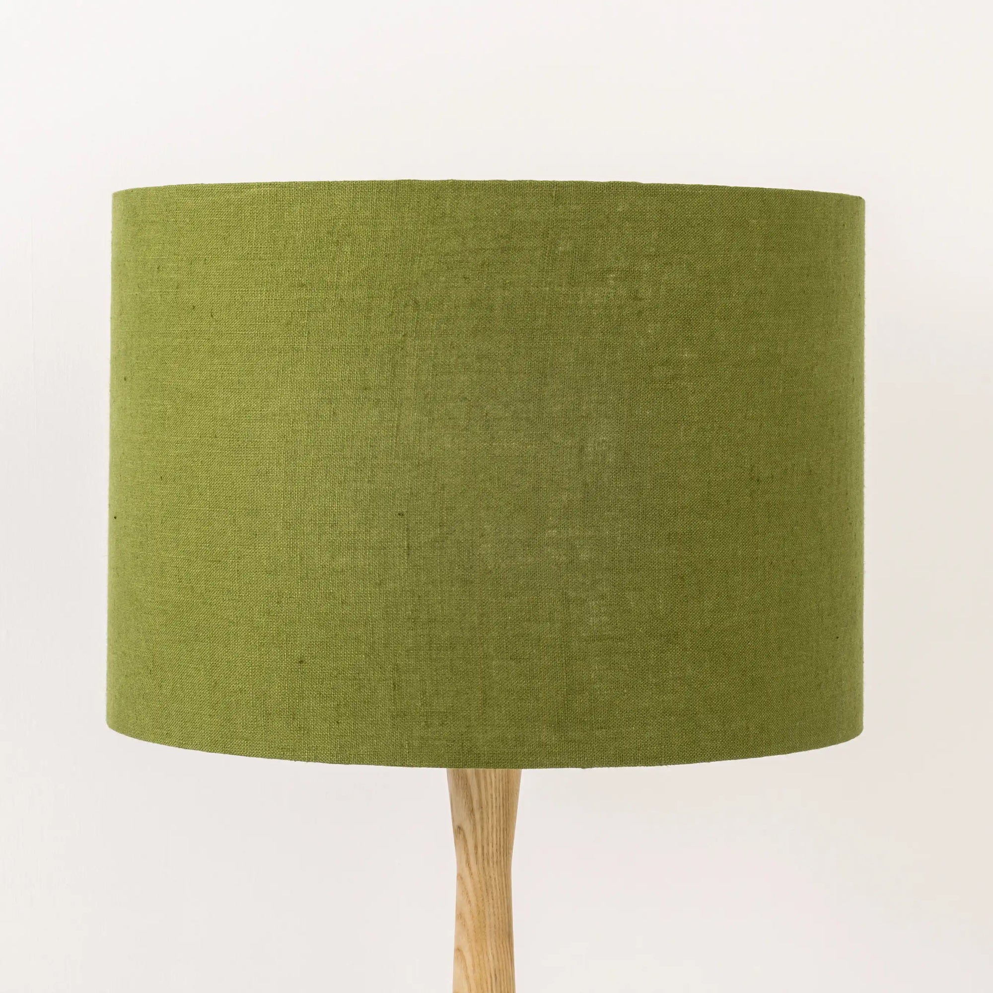 Moss Green Linen Lampshade