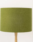 Moss Green Linen Lampshade