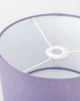 Lavender Linen Lampshade