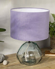 Lavender Linen Lampshade