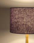 Lavender Linen Lampshade