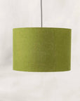 Moss Green Linen Lampshade