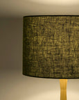 Moss Green Linen Lampshade