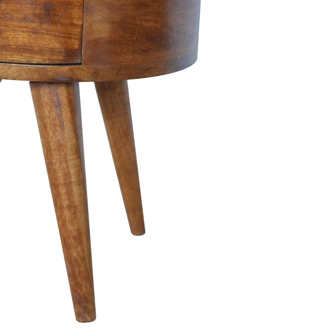 Eider Mango Wood Bedside Table in Chestnut