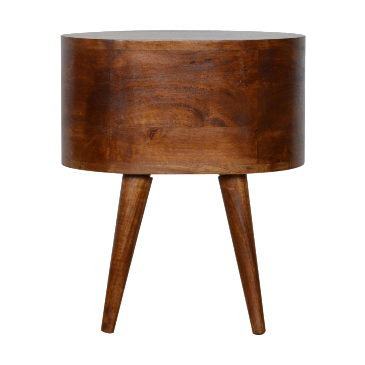 Eider Mango Wood Bedside Table in Chestnut