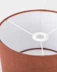 Terracotta Linen Lampshade