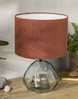 Terracotta Linen Lampshade