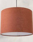 Terracotta Linen Lampshade