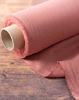 Rose Pink Linen Fabric