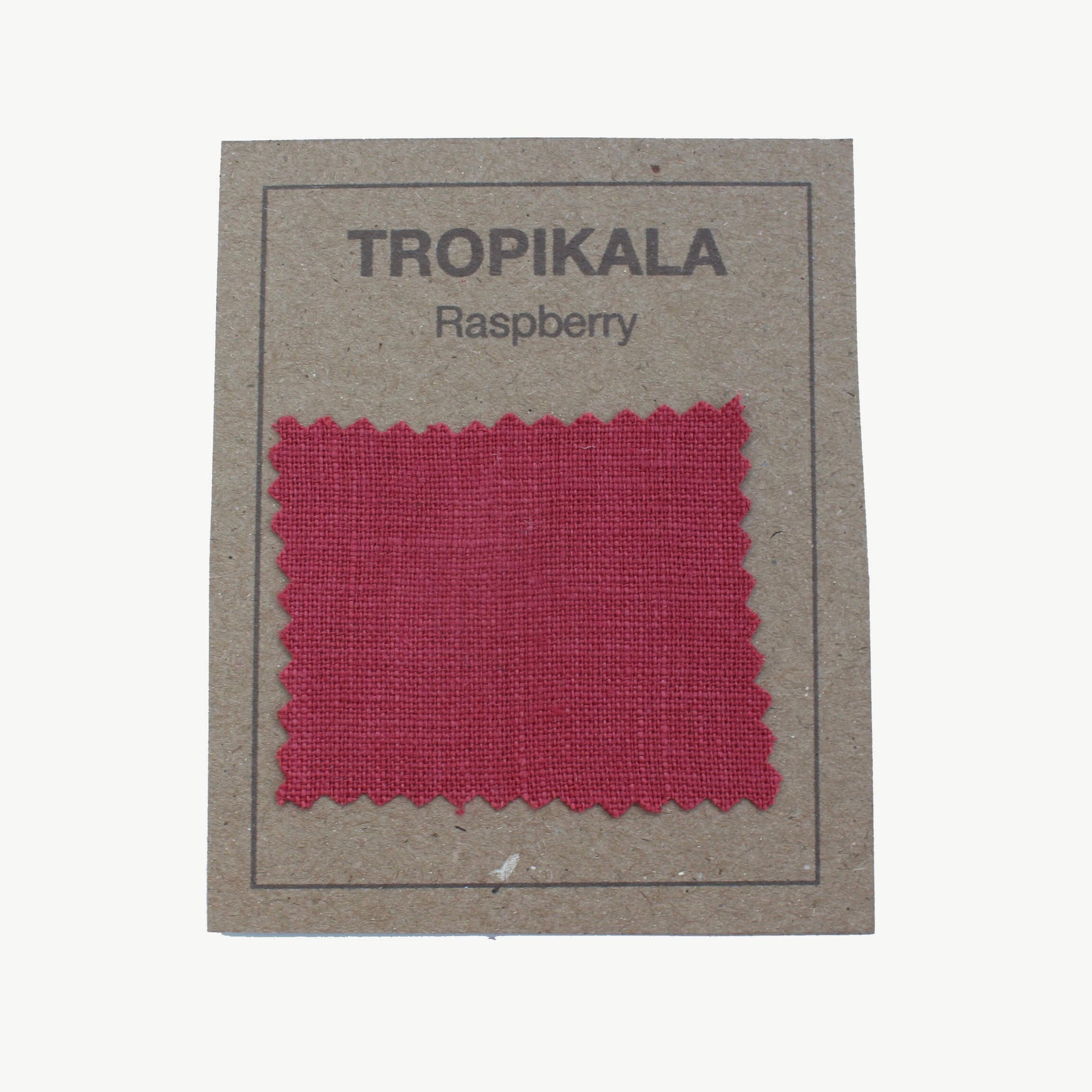 Raspberry Linen Fabric