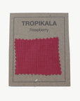 Raspberry Linen Fabric