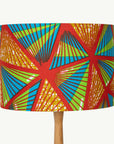 Red, Green and Blue Geometric Triangles African Lampshade