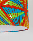 Red, Green and Blue Geometric Triangles African Lampshade