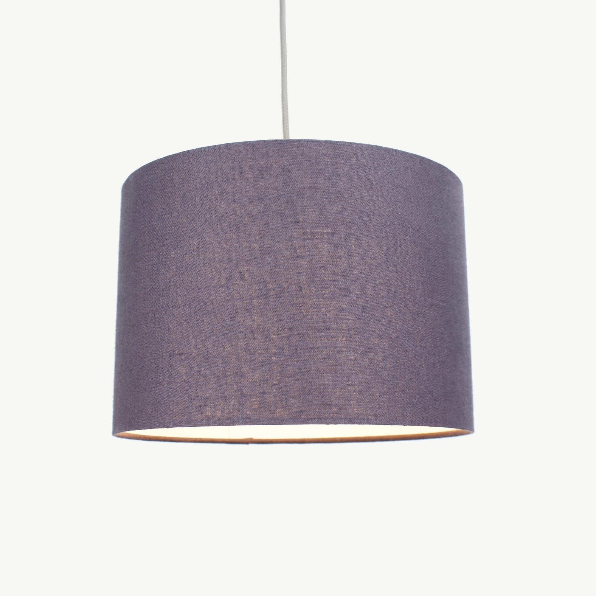 Charcoal Grey Linen Lampshade - Tropikala