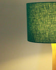 Emerald Green Linen Lampshade - Tropikala