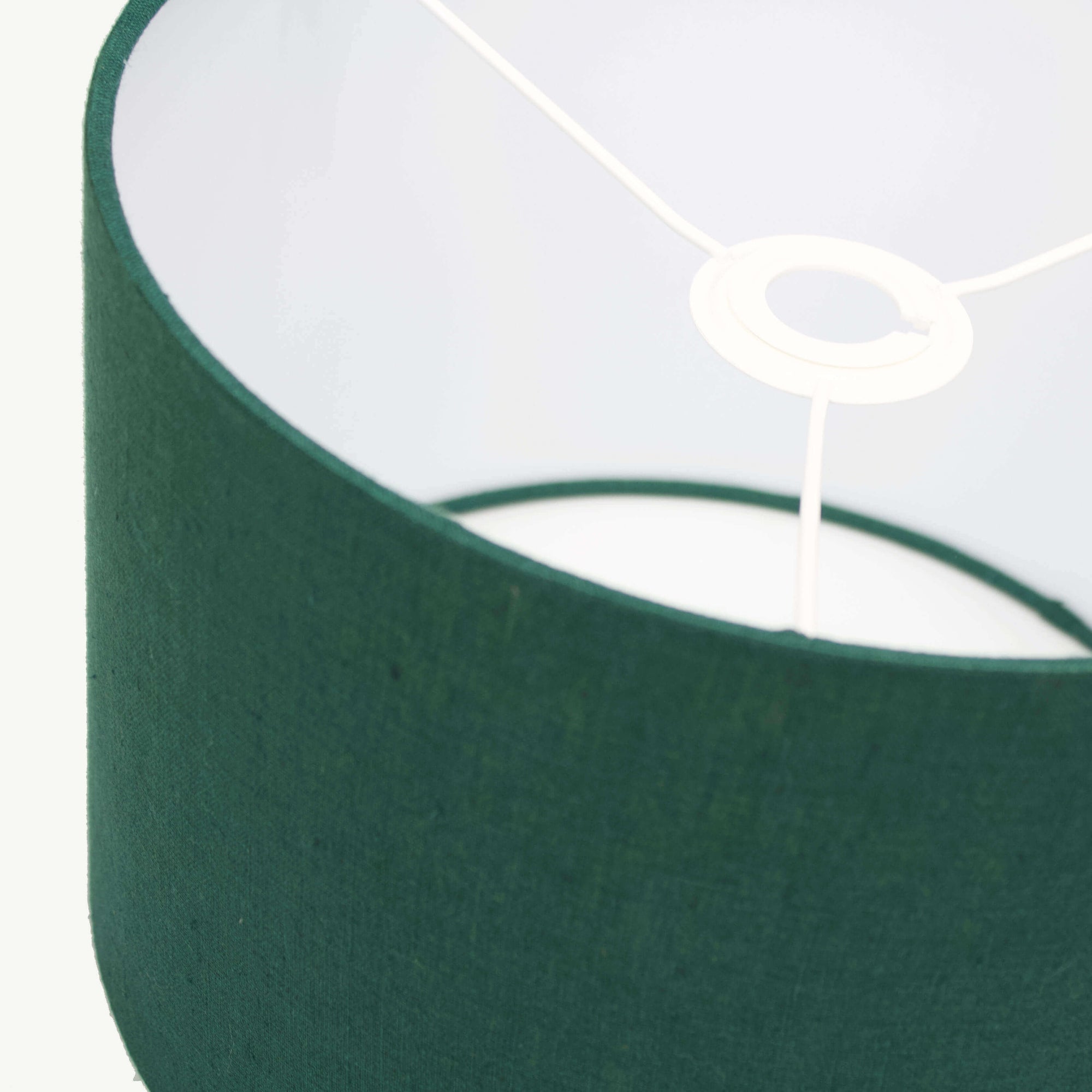 Forest Green Linen Lampshade - Tropikala