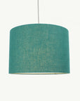 Forest Green Linen Lampshade - Tropikala