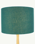 Forest Green Linen Lampshade - Tropikala