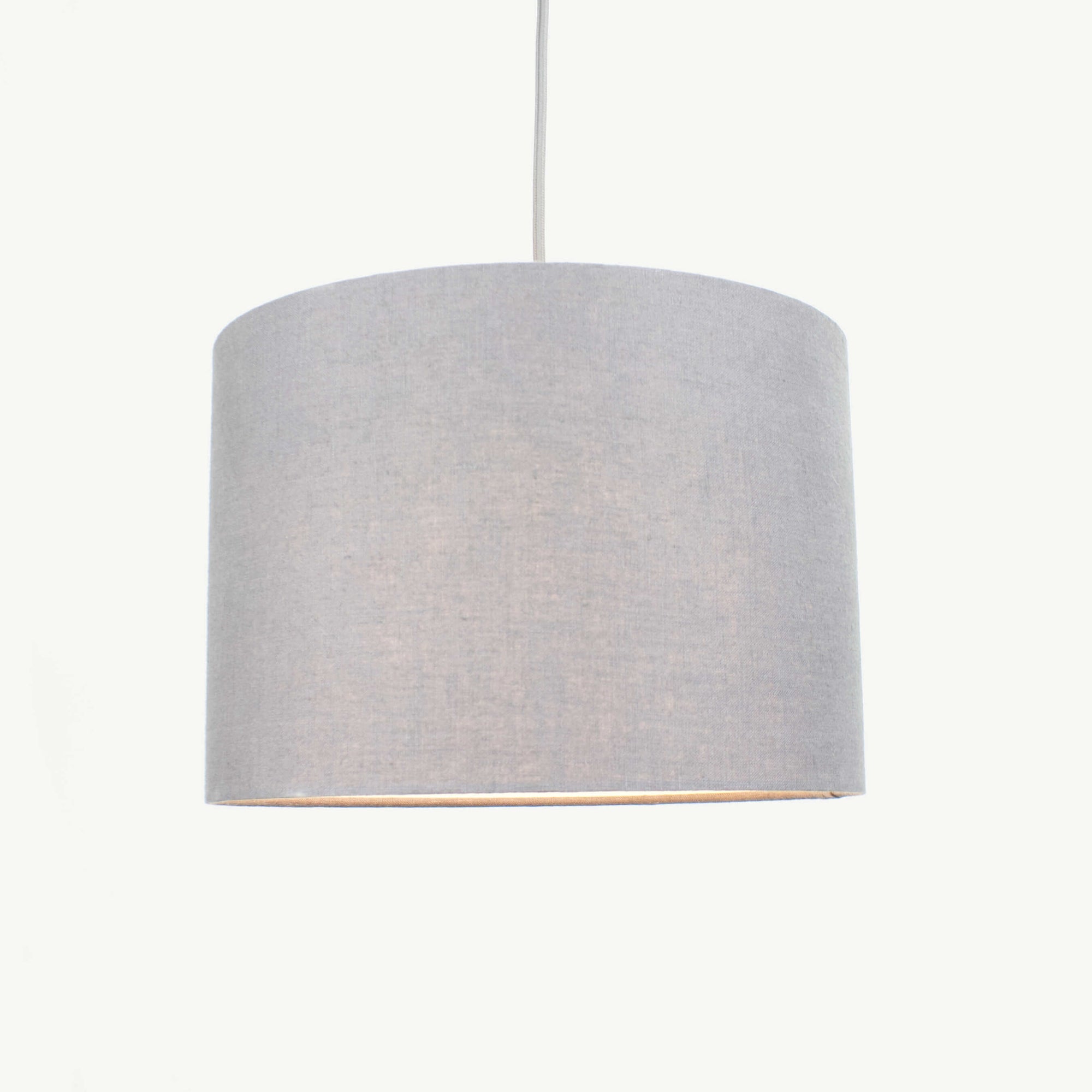 Graphite Grey Linen Lampshade - Tropikala