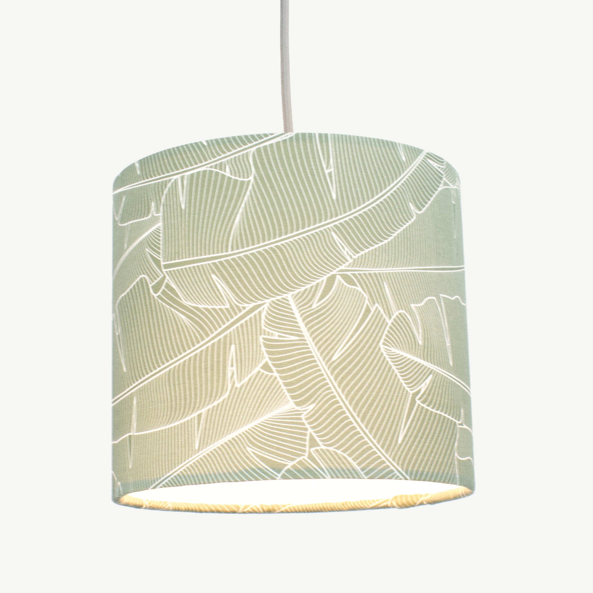 Green Banana Leaf Lampshade - Tropikala