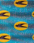 Blue and Yellow Swallow Fabric