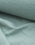Dark Mint Linen Fabric
