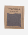 Graphite Grey Linen Lampshade - Tropikala