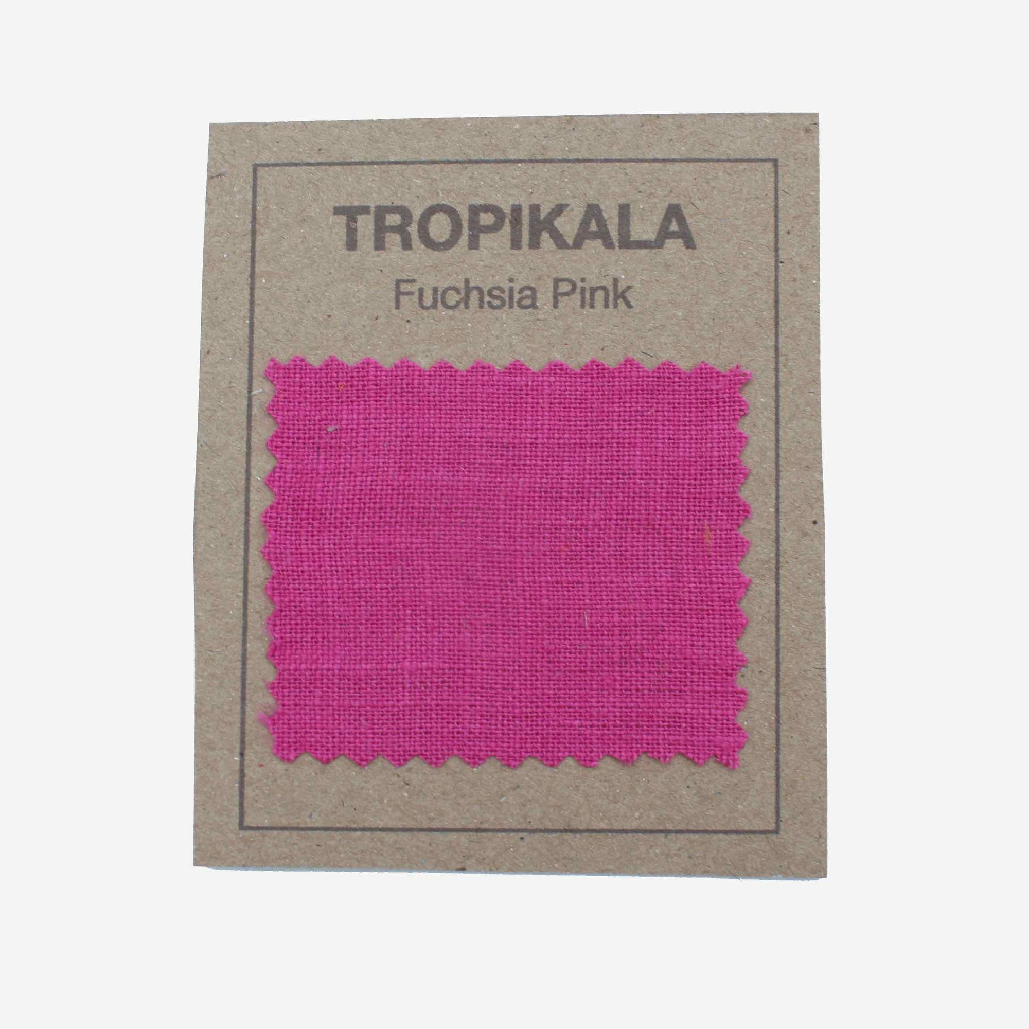 Fuchsia Pink Linen Lampshade - Tropikala