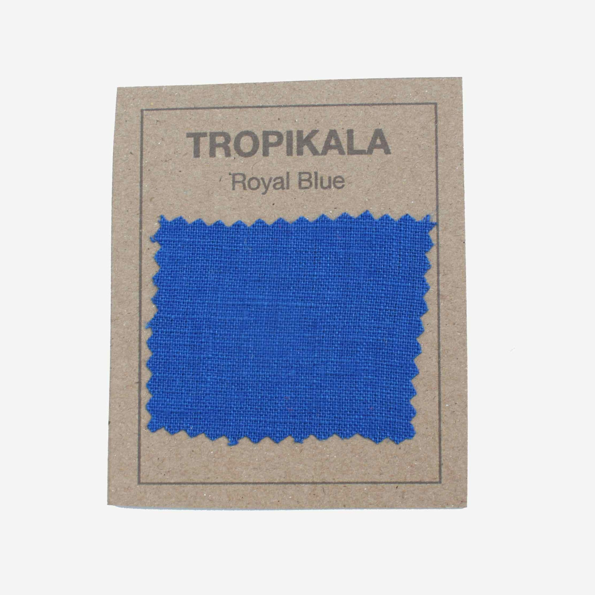 Royal Blue Linen Lampshade - Tropikala