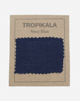 Navy Blue Linen Lampshade - Tropikala