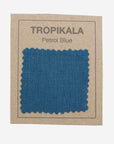 Petrol Blue Linen Lampshade - Tropikala