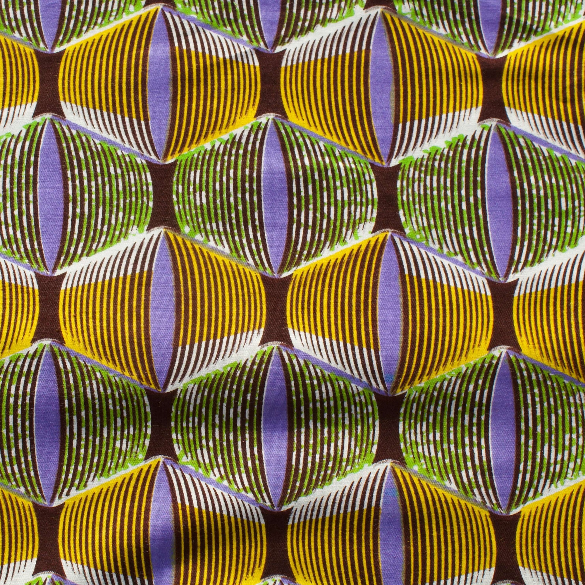 Lilac and Green Eyes African Lampshade - Tropikala