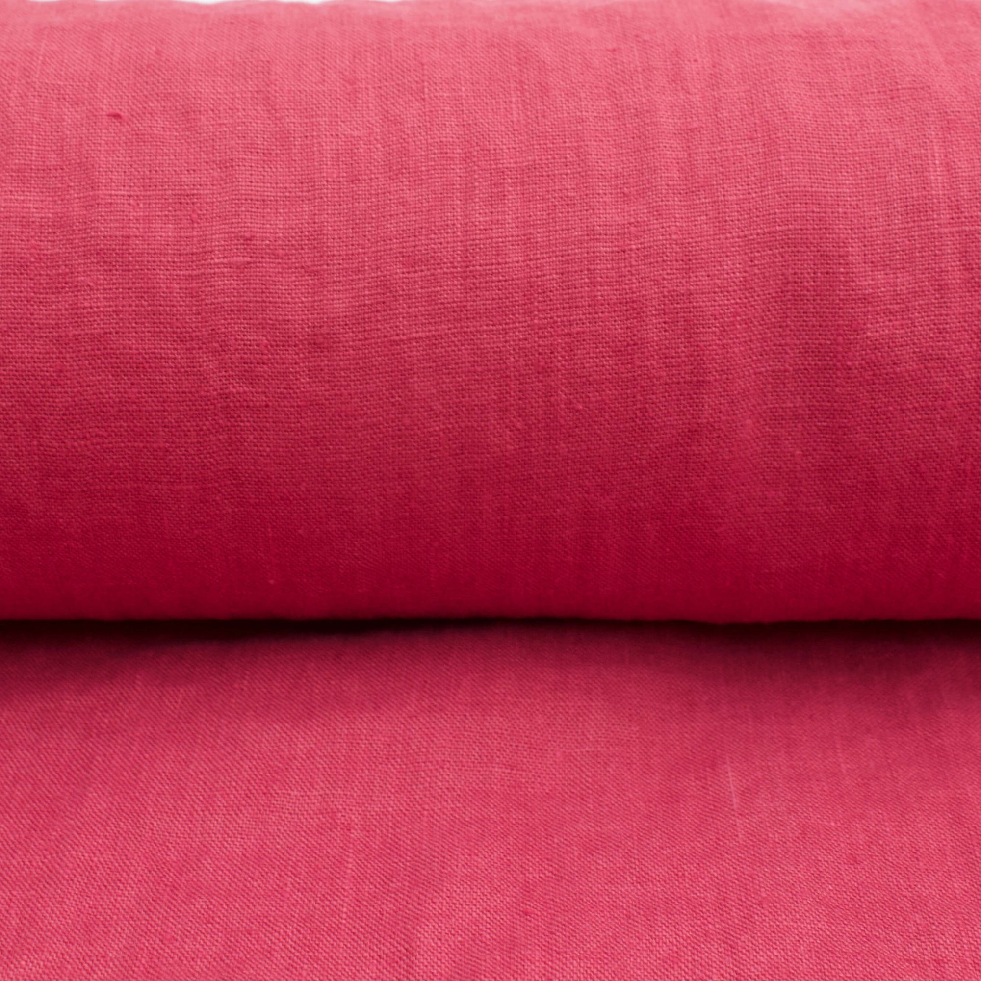 Raspberry Linen Fabric