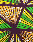 Yellow and Green Triangle Fabric