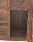 Small Sheesham Wood Cabinet