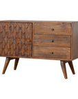 Carved Chestnut Sideboard