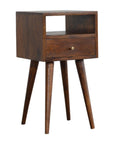 Nusa Mango Wood Bedside Table in Chestnut