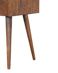 Nusa Mango Wood Bedside Table in Chestnut