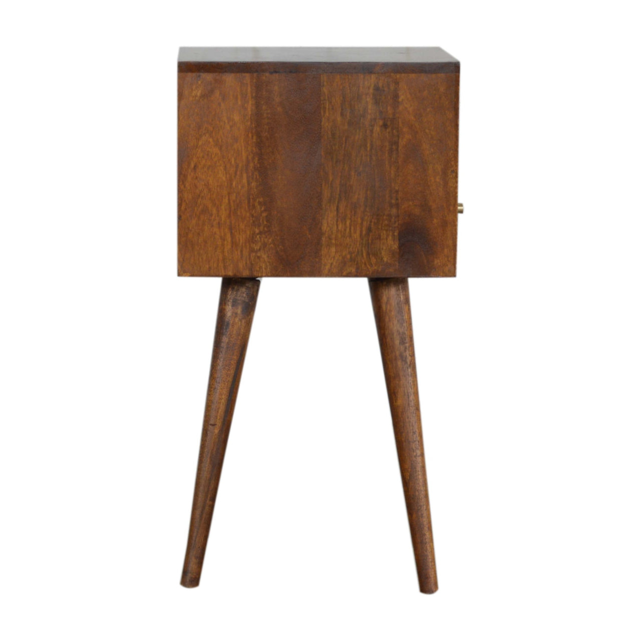 Nusa Mango Wood Bedside Table in Chestnut