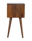 Nusa Mango Wood Bedside Table in Chestnut