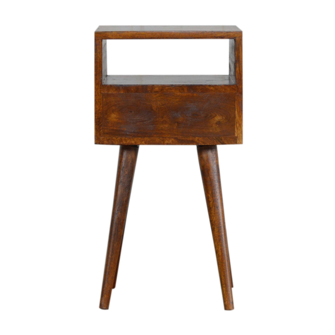 Nusa Mango Wood Bedside Table in Chestnut