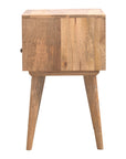 Solid Mango Wood Modern Bedside Table