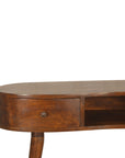 Wave Chestnut Writing Desk