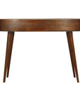 Wave Chestnut Writing Desk