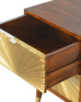 Manila Gold Bedside Table