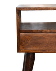 Modern Chestnut Bedside Table