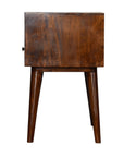 Modern Chestnut Bedside Table