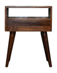 Modern Chestnut Bedside Table