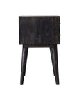 Black & Gold Bedside Table